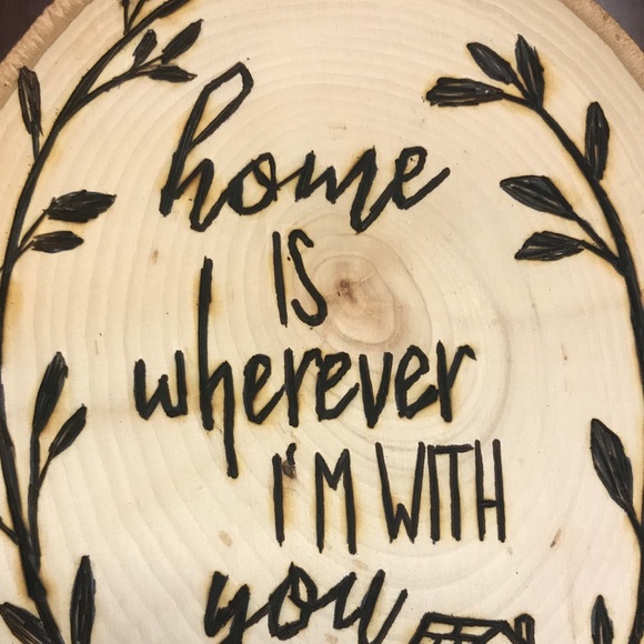 Home is With You Wood-burning - Picture 3 of 5